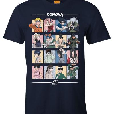 T shirt naruto konoha team