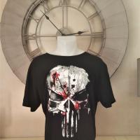 T shirt punisher blood skull