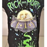 T shirt rick et morty homme