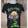 T shirt rick et morty soucoupe