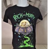 T shirt rick et morty soucoupe