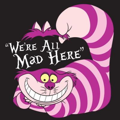T shirt sheshire disney alice in wonderland