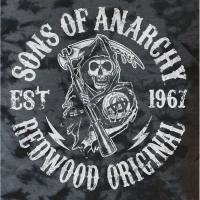 T shirt sons of anarchy gris
