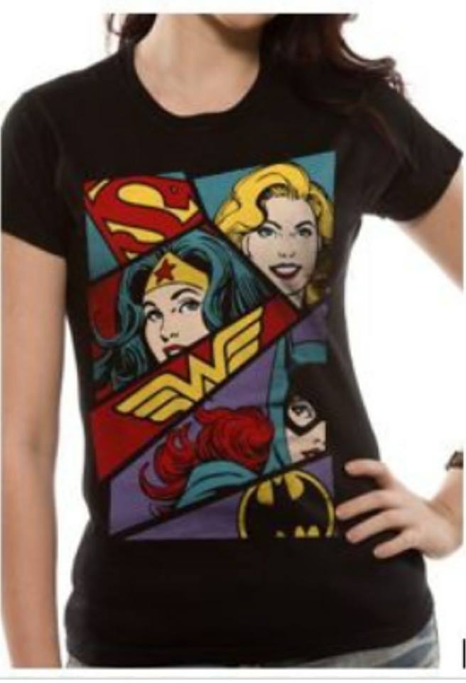 T shirt super heroines