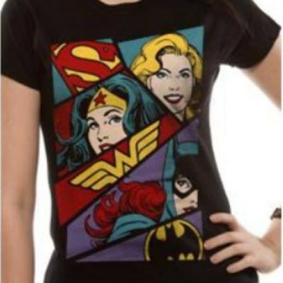 T shirt super heroines
