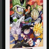 Tableau dragon ball z cell saga