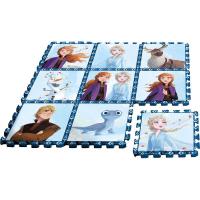 Tapis de sol reine des neiges puzzle disney
