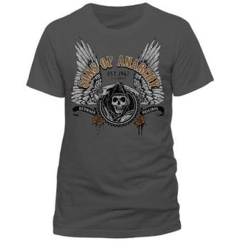 Tee shirt sons of anarchy winged logo xxl