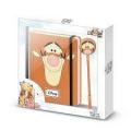Tigrou set cadeau carnet de notes avec stylo winnie l ourson