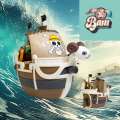 Tirelire plastoy one piece bateau vogue merry figurine