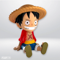Tirelire plastoy one piece luffy figurine 4 