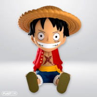 Tirelire plastoy one piece luffy figurine 5 