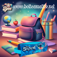 Trousse stitch disney fourniture scolaire