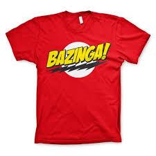 Tshirt big bang theorie bazinga