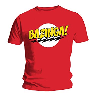 Tshirt big bang theorie bazinga