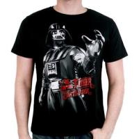Tshirt star wars vador i am your father noir