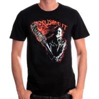 Tshirt the walking dead negan crushed it m