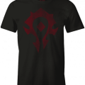 World of warcraft t shirt cracked horde