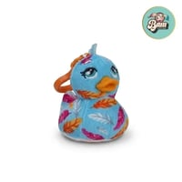 Wyncor tiny kwaaks mini peluche canard plumes bleu bagclip 8cm 840331933352