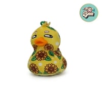 Wyncor tiny kwaaks mini peluche canard tournesol jaune bagclip 8cm 840331933352